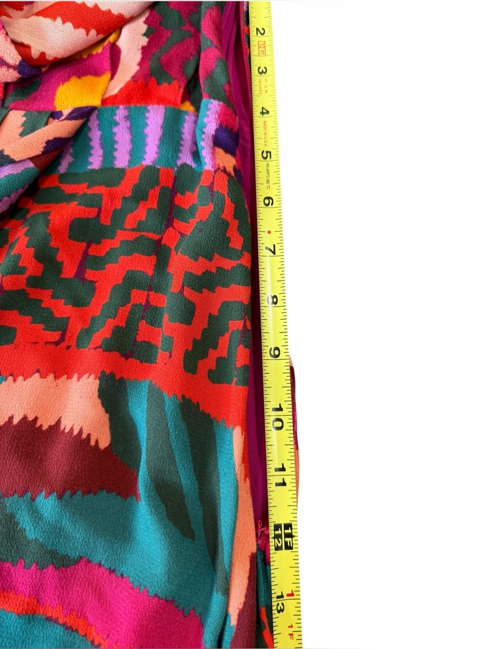 FARM Rio XS Multicolor Abstract Geometric Maxi Dress - Picture 9 of 14